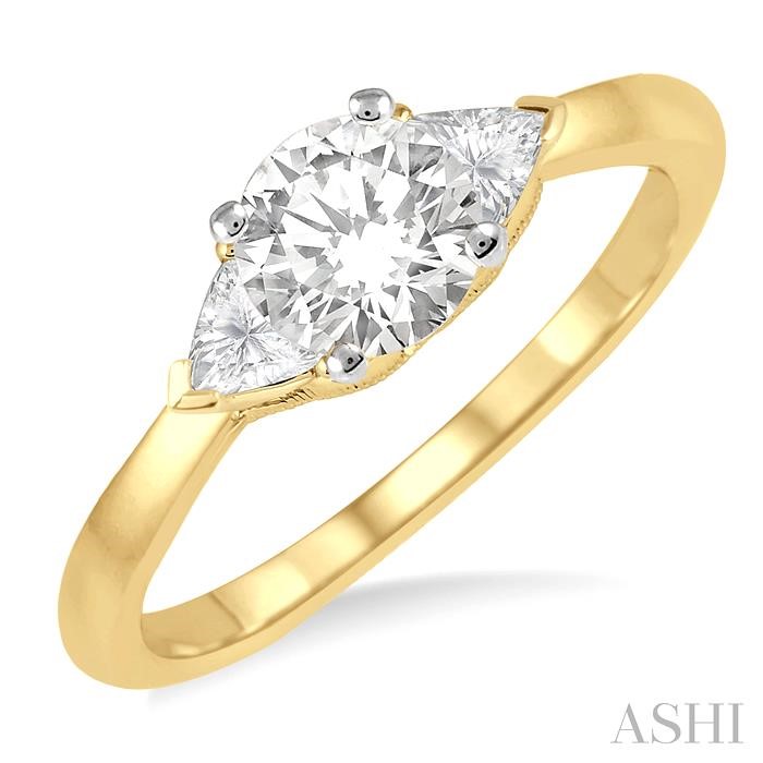 SEMI-MOUNT DIAMOND ENGAGEMENT RING