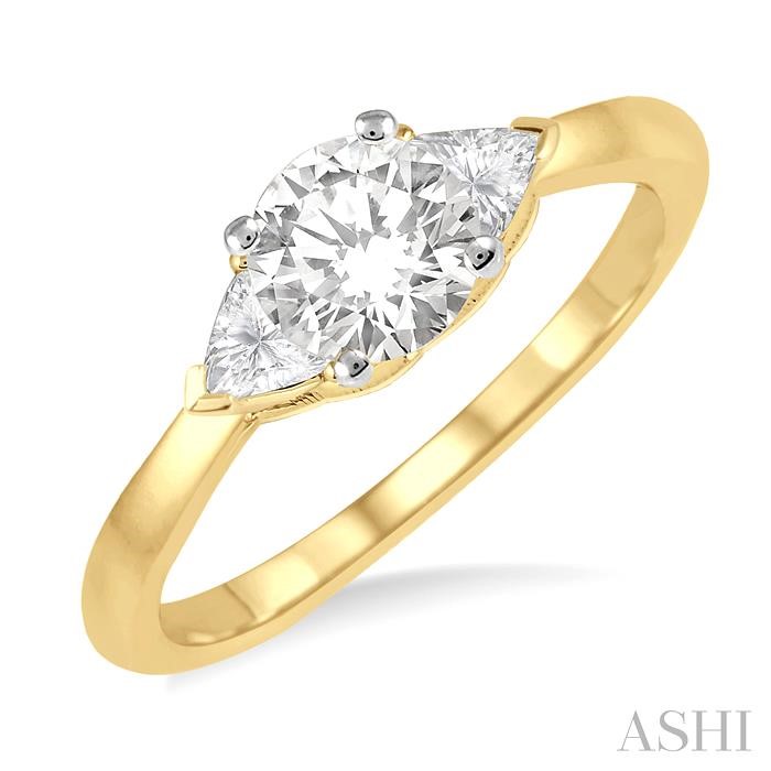 SEMI-MOUNT DIAMOND ENGAGEMENT RING