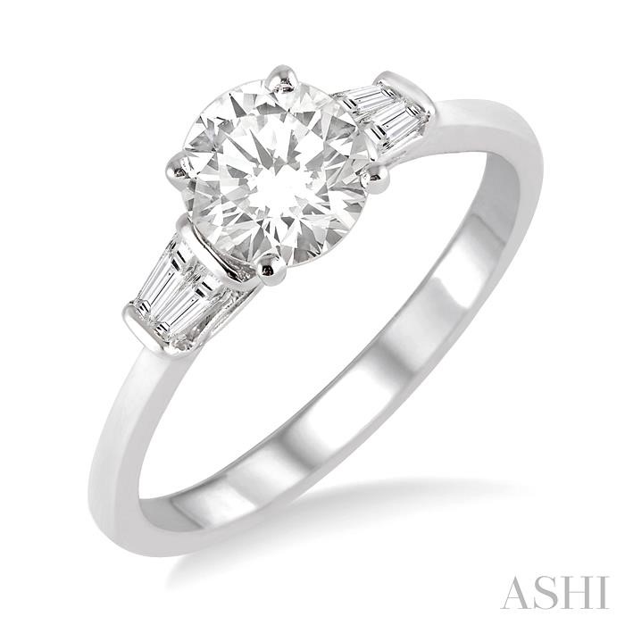 SEMI-MOUNT DIAMOND ENGAGEMENT RING