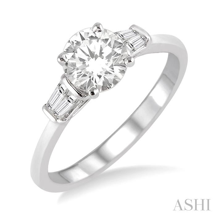 SEMI-MOUNT DIAMOND ENGAGEMENT RING