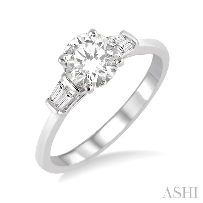 SEMI-MOUNT DIAMOND ENGAGEMENT RING