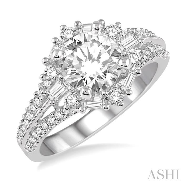 ROUND SHAPE DIAMOND ENGAGEMENT RING