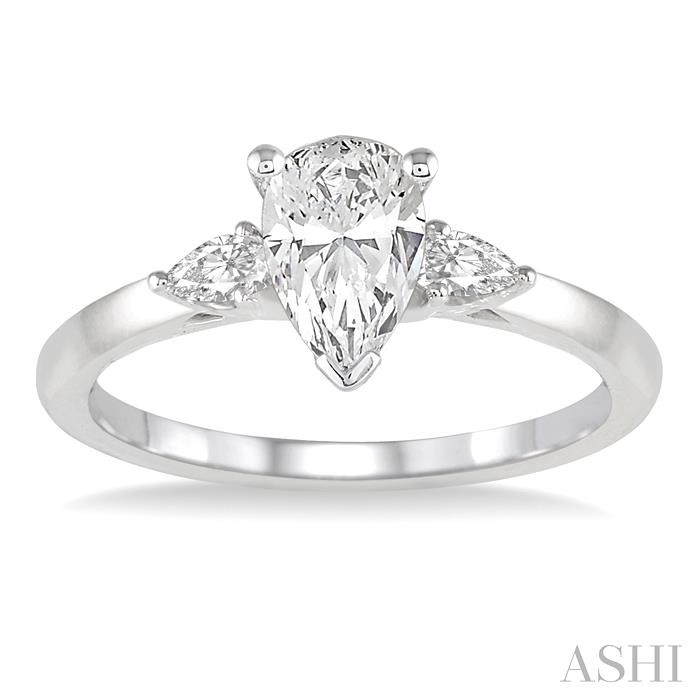 Pear Shape Diamond Engagement Ring-2