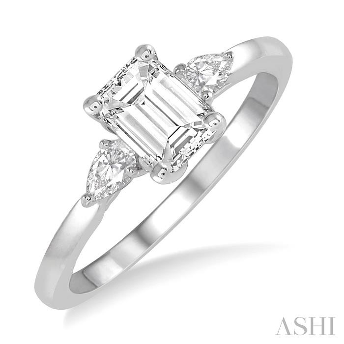 SEMI-MOUNT DIAMOND ENGAGEMENT RING