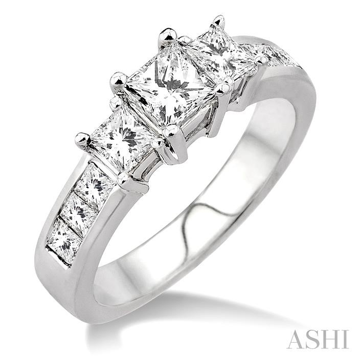 PAST PRESENT & FUTURE DIAMOND ENGAGEMENT RING