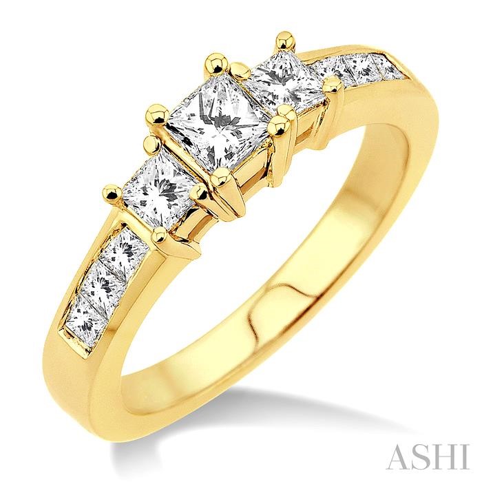 PAST PRESENT & FUTURE DIAMOND ENGAGEMENT RING