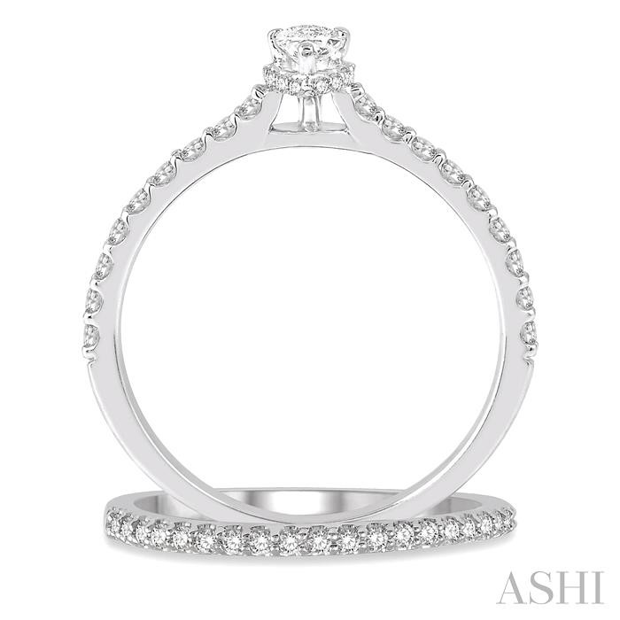 Pear Shape Diamond Wedding Set-3