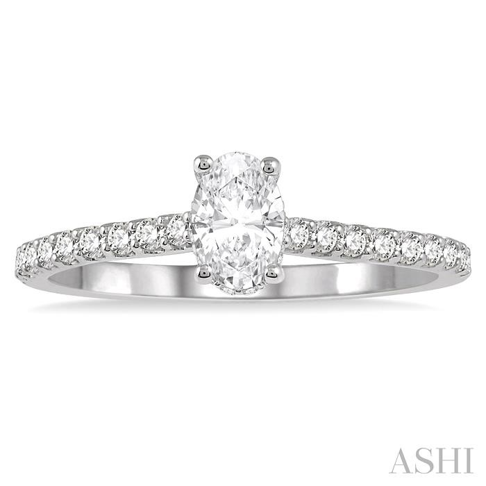 Oval Shape Diamond Engagement Ring-2
