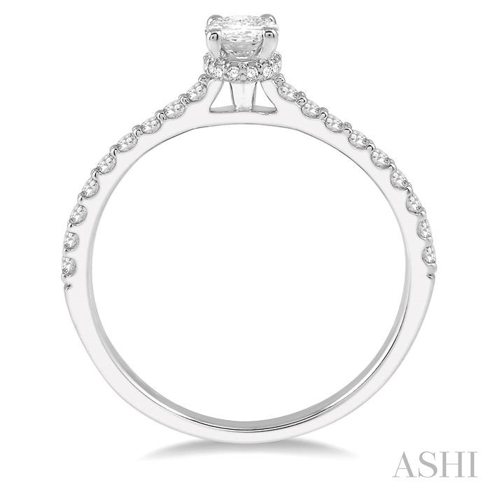 Oval Shape Diamond Engagement Ring-3