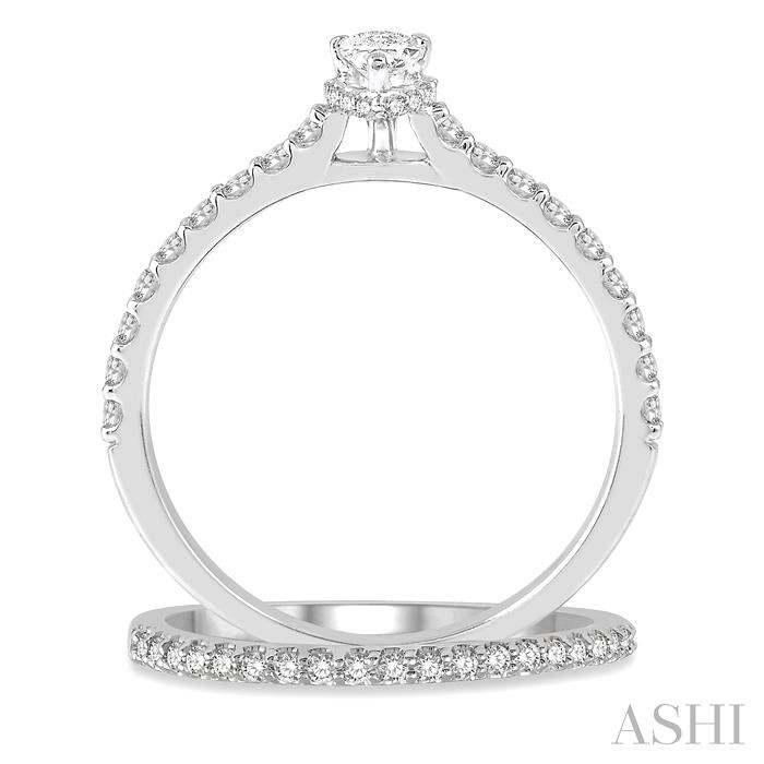 Pear Shape Diamond Wedding Set-3