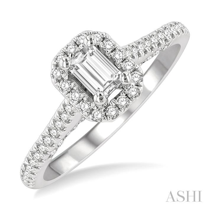 SEMI-MOUNT DIAMOND ENGAGEMENT RING