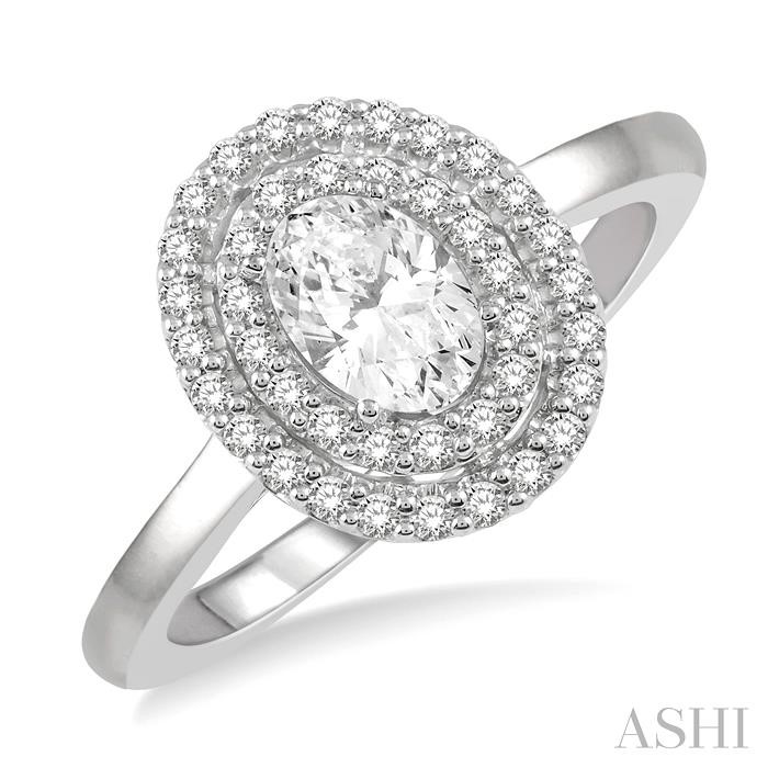 OVAL SHAPE DIAMOND ENGAGEMENT RING