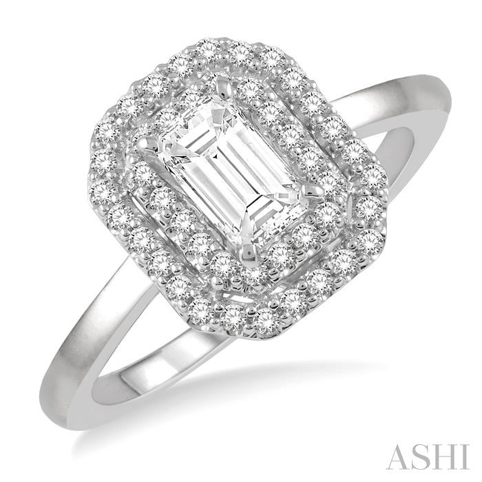 HALO DIAMOND ENGAGEMENT RING