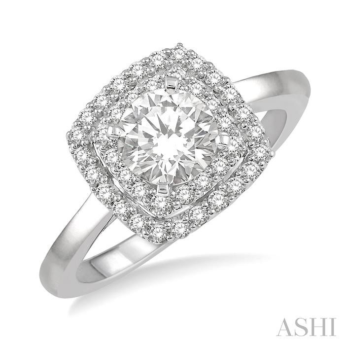 SEMI-MOUNT DIAMOND ENGAGEMENT RING