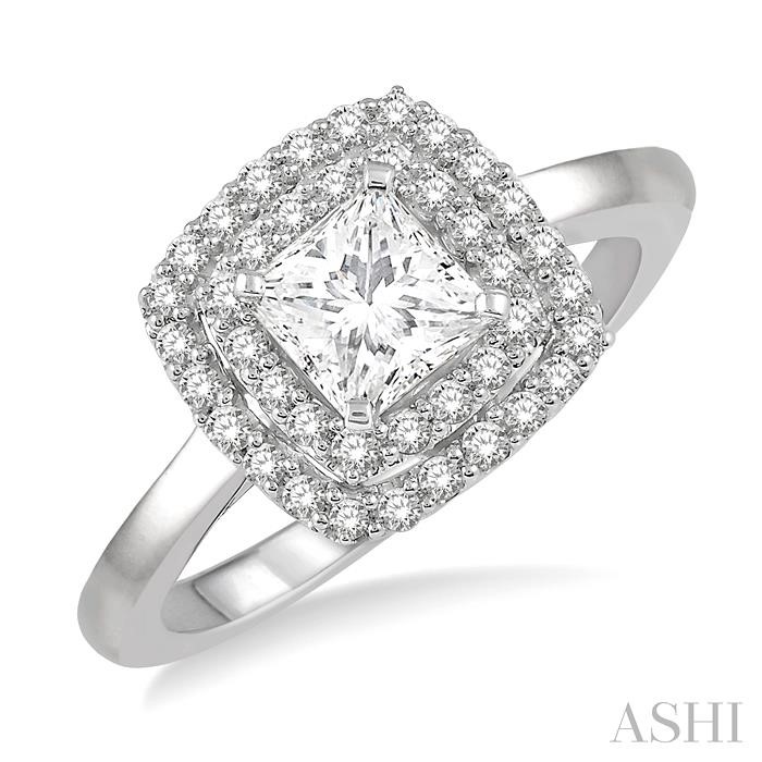 SEMI-MOUNT DIAMOND ENGAGEMENT RING