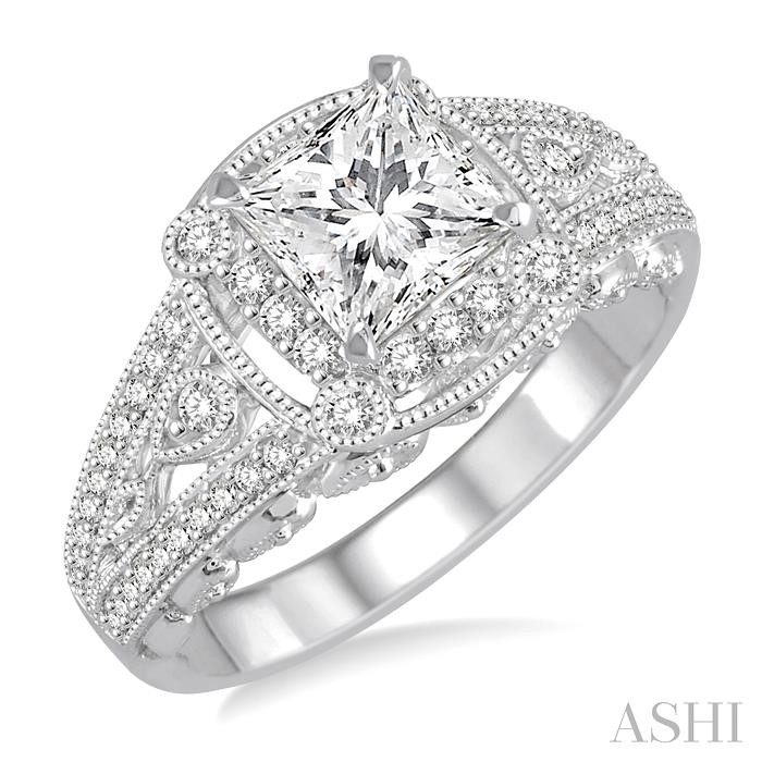 PRINCESS SHAPE DIAMOND ENGAGEMENT RING