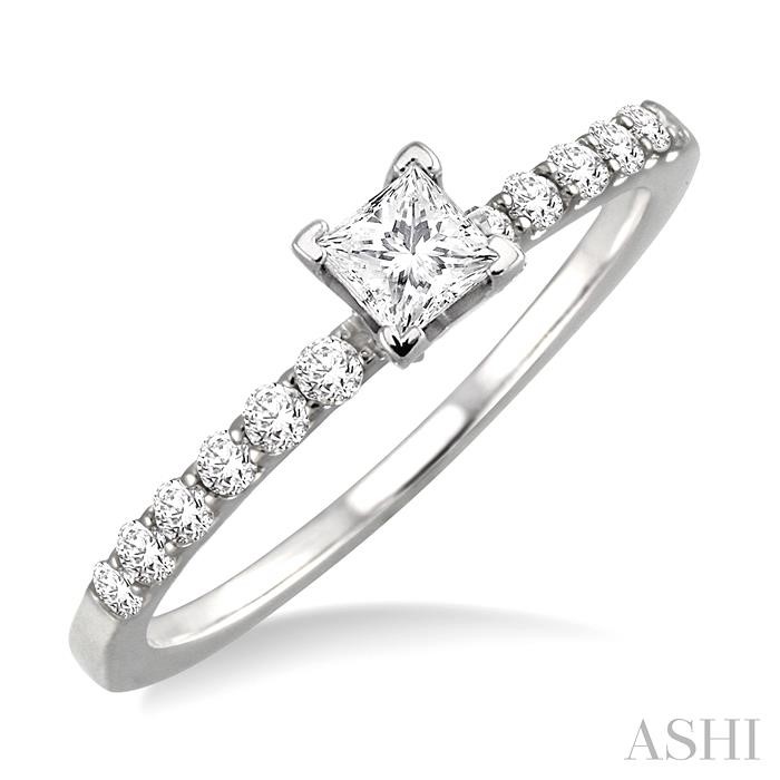 SEMI-MOUNT DIAMOND ENGAGEMENT RING