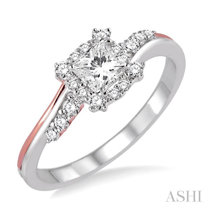 SEMI-MOUNT DIAMOND ENGAGEMENT RING