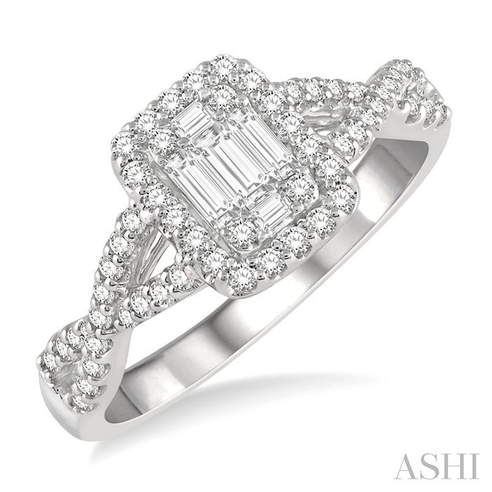 HALO FUSION DIAMOND RING