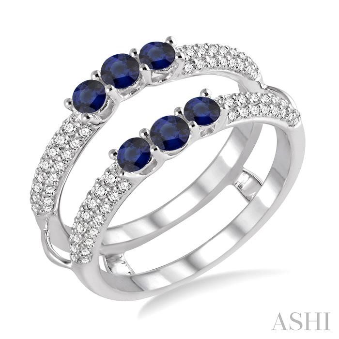 GEMSTONE & DIAMOND INSERT RING
