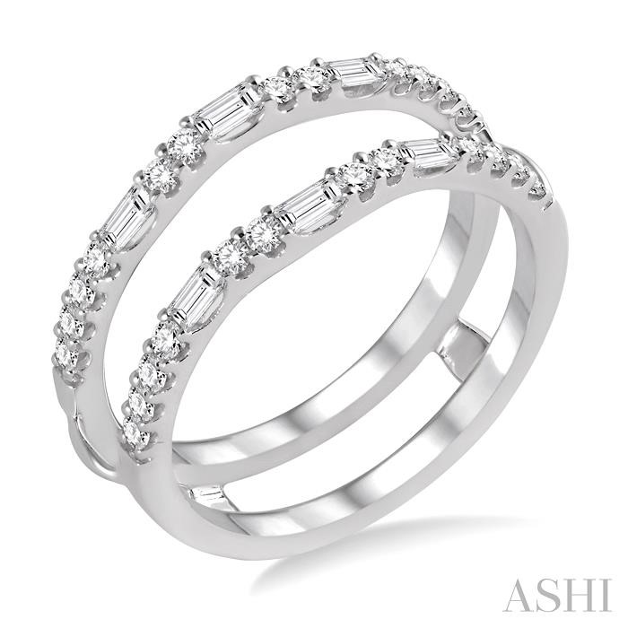 BAGUETTE DIAMOND INSERT RING