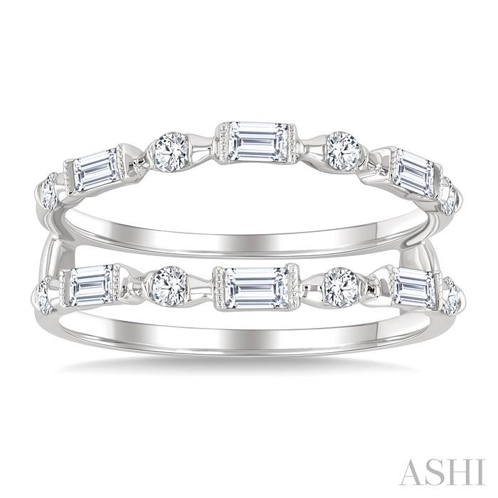 Baguette Diamond Insert Ring