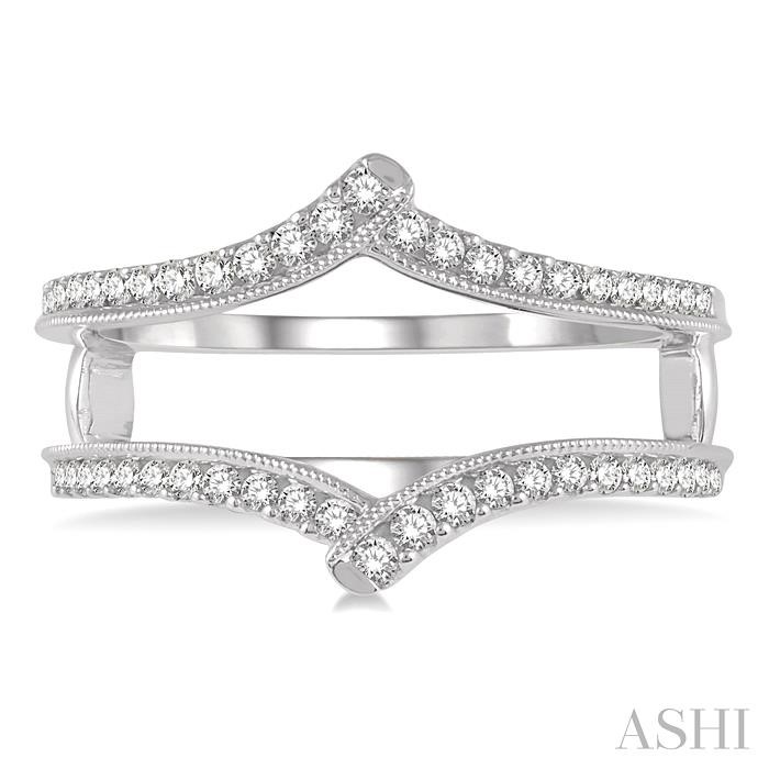 Chevron Diamond Insert Ring-2