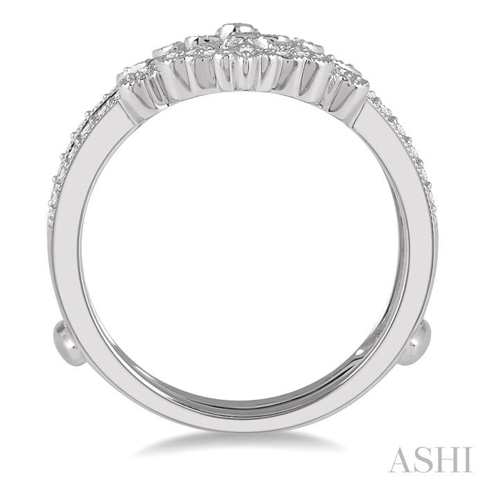 Fleur De Lis Diamond Insert Ring-3