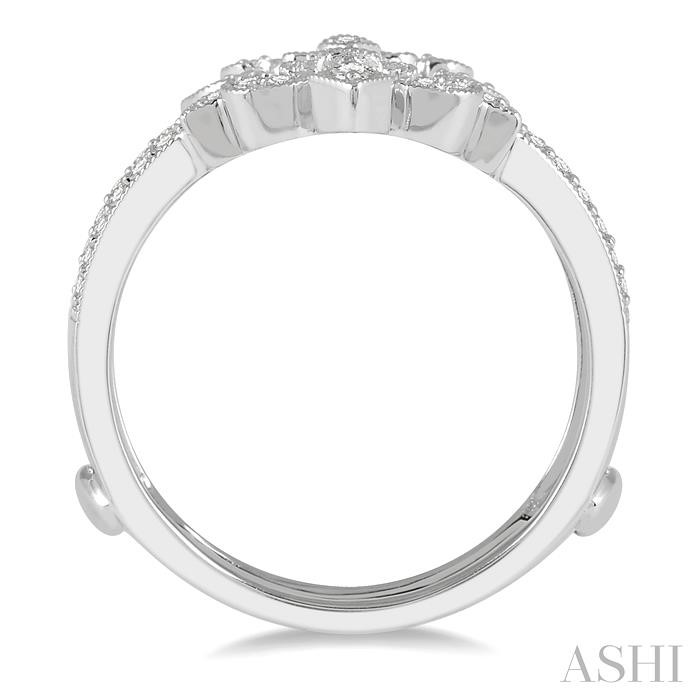 Fleur De Lis Diamond Insert Ring-3