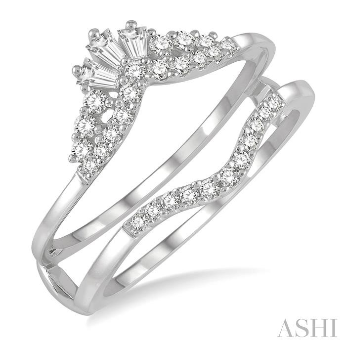 BAGUETTE DIAMOND INSERT RING