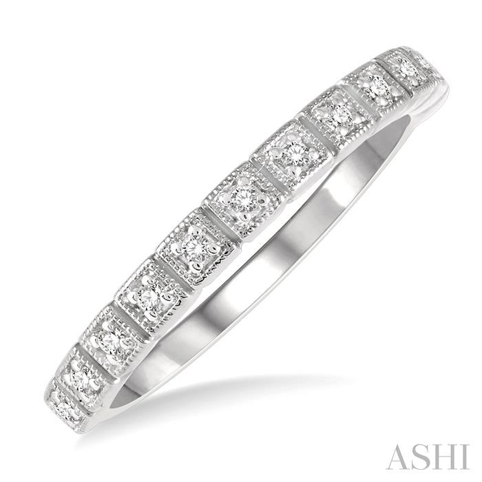 STACKABLE DIAMOND WEDDING BAND