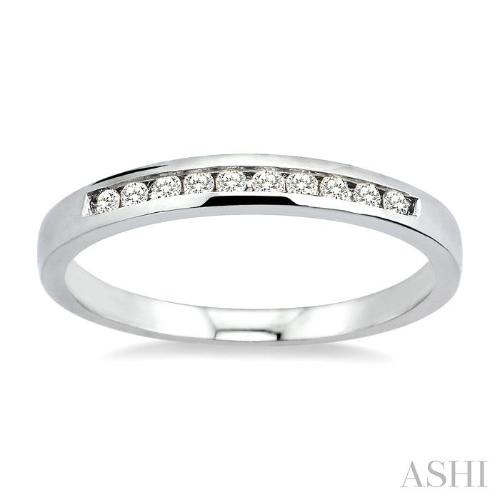 Channel Set Diamond Wedding Band-2