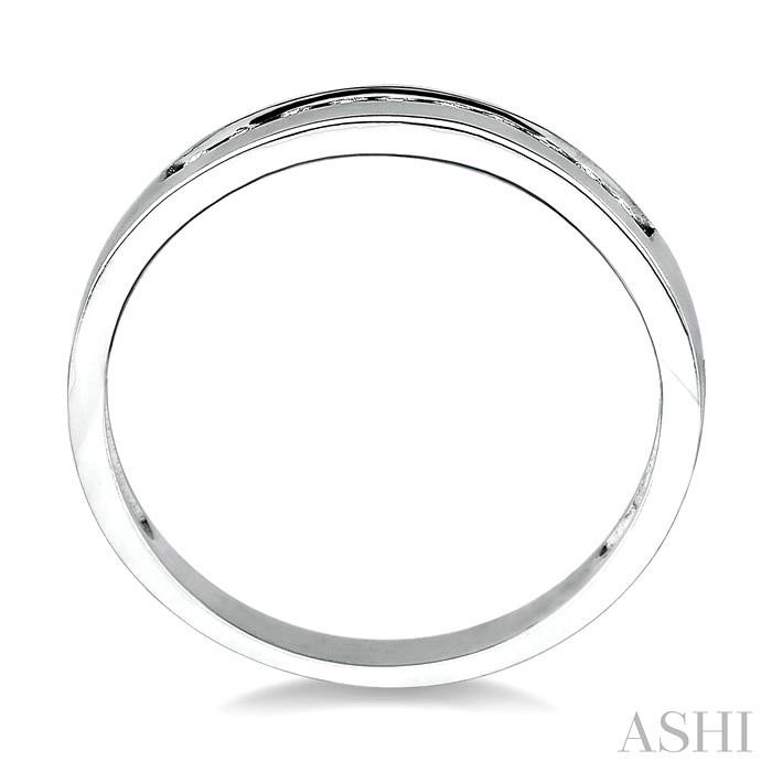 Channel Set Diamond Wedding Band-3