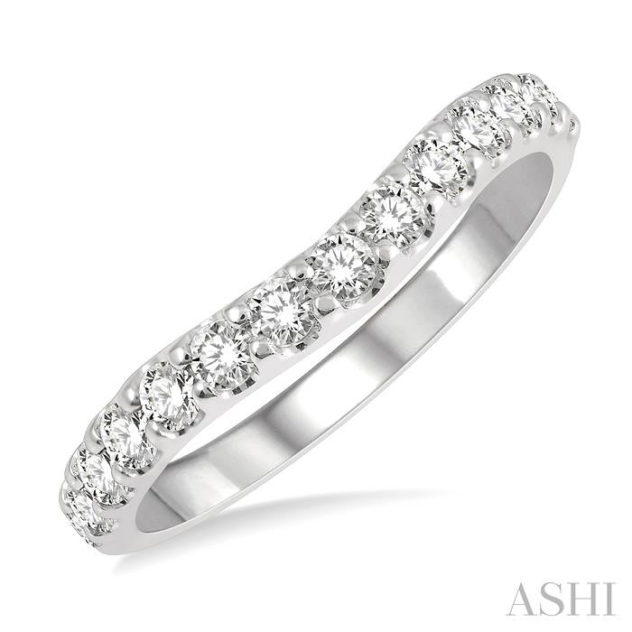 CURVED DIAMOND WEDDING BAND