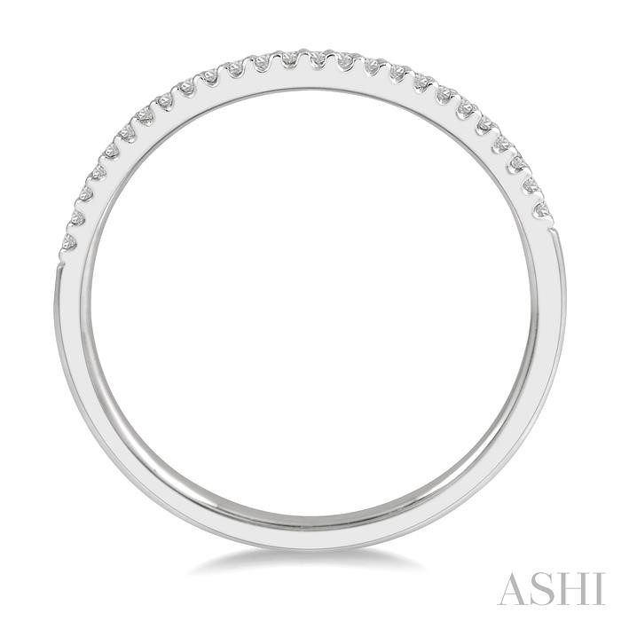 Curved Diamond Wedding Band-3