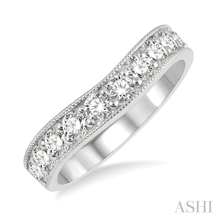 CURVED DIAMOND WEDDING BAND