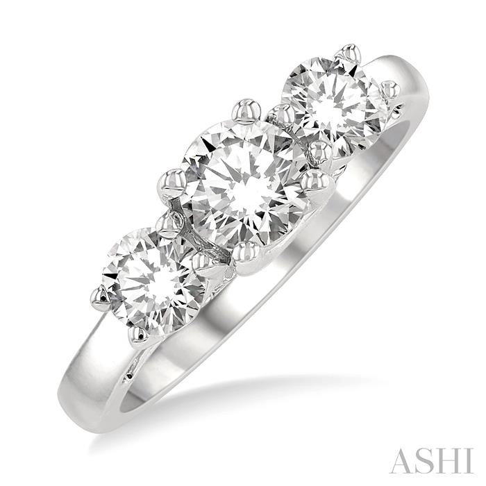 PAST PRESENT & FUTURE DIAMOND ENGAGEMENT RING
