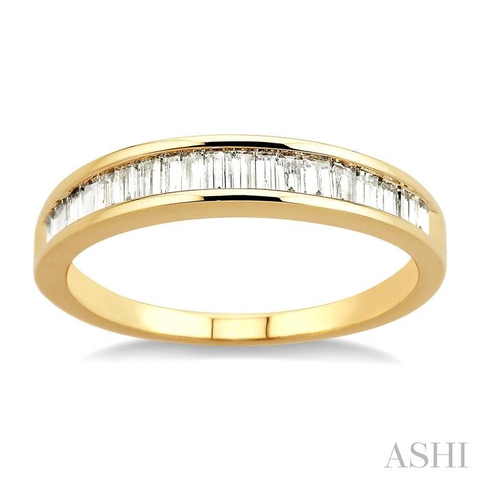 Channel Set Baguette Diamond Wedding Band-2
