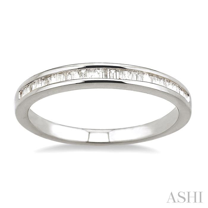 Channel Set Baguette Diamond Wedding Band