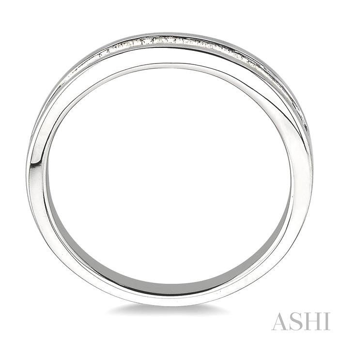 Channel Set Baguette Diamond Wedding Band
