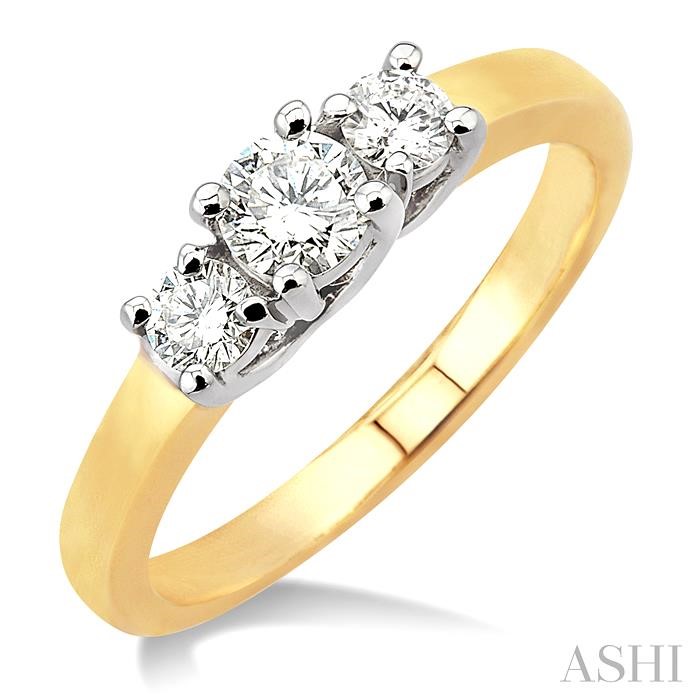 PAST PRESENT & FUTURE DIAMOND RING