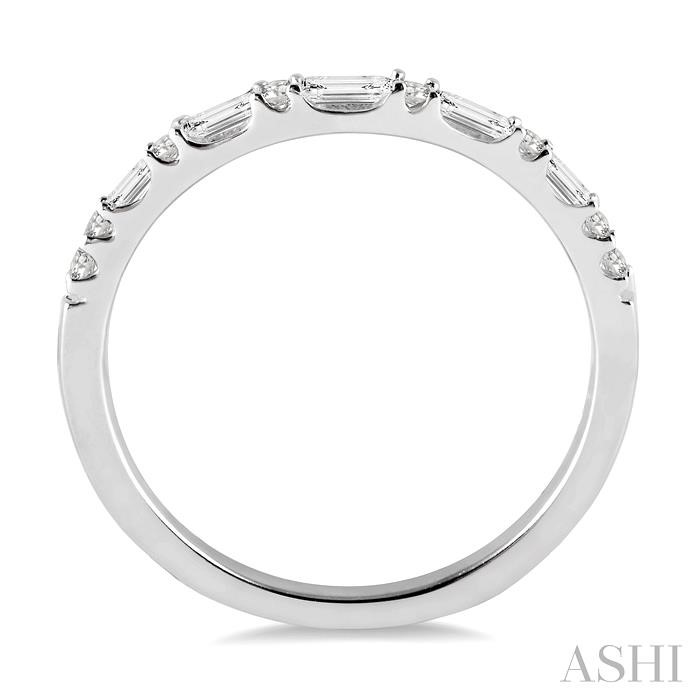 Baguette Diamond Wedding Band-3
