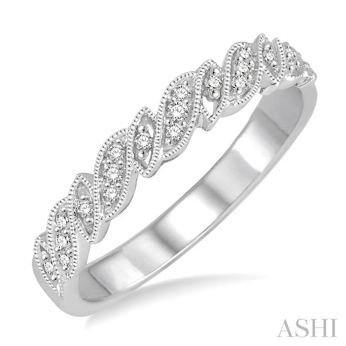 STACKABLE DIAMOND WEDDING BAND