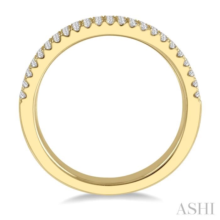 Three Row Diamond Wedding Band-3