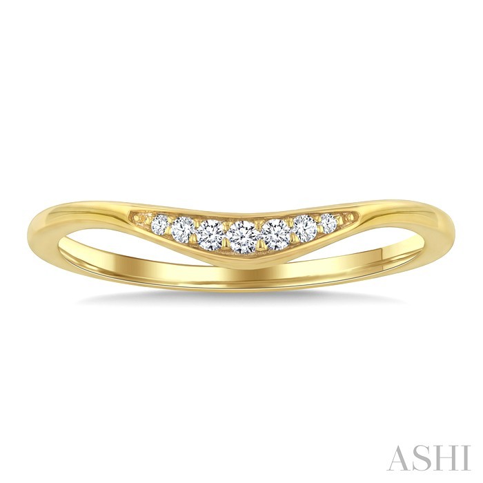 Stackable Curved Diamond Fashion Band