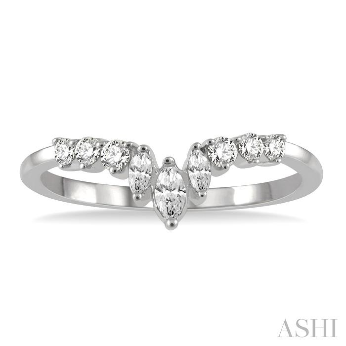 Chevron Diamond Fashion Ring-2