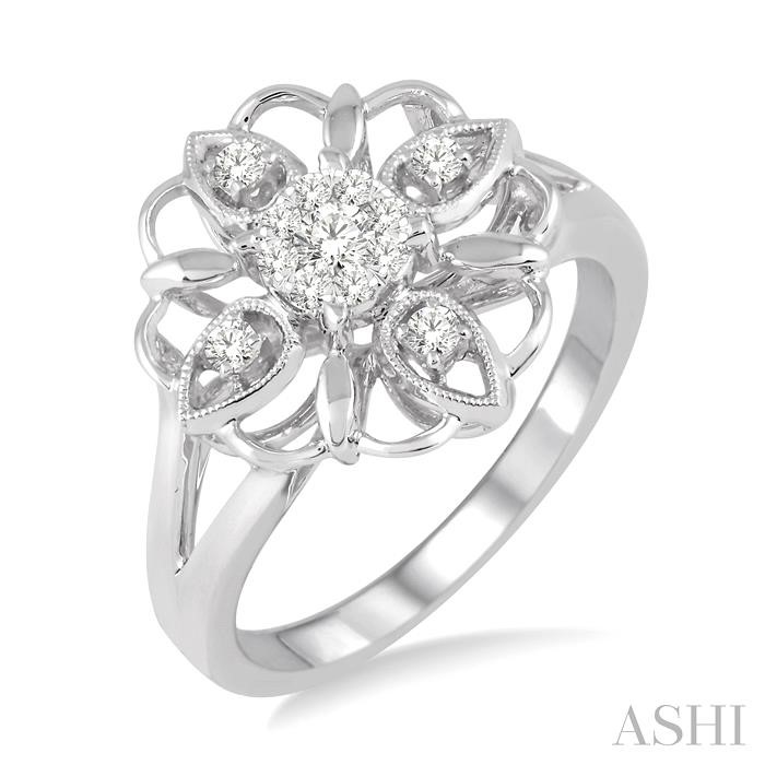 FLOWER LOVEBRIGHT DIAMOND FASHION RING