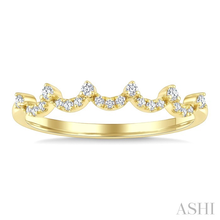 Wave Diamond Stackable Fashion Band