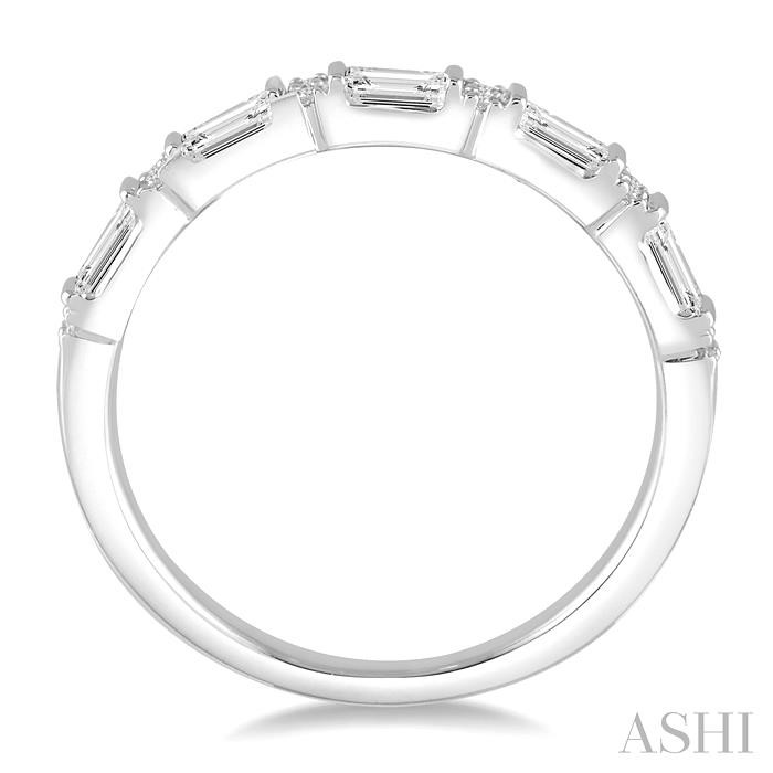 Baguette Diamond Wedding Band-3