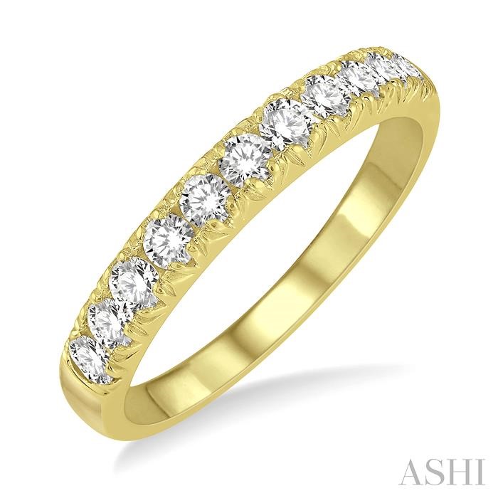 11 STONE DIAMOND WEDDING BAND